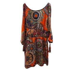 Umgee Cold Shoulder Mini Dress